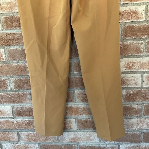 Lavish Alice Asymmetrical Tie Waist Trouser Pants Tan UK 8 US 4 - Picture 6 of 12